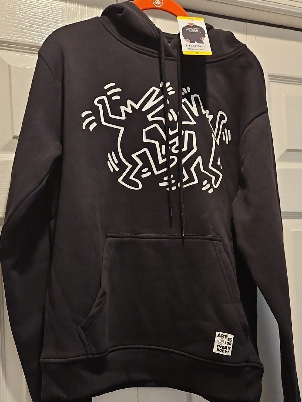 Keith Haring Men's Graphic Hoodie Art Fleece Pullover